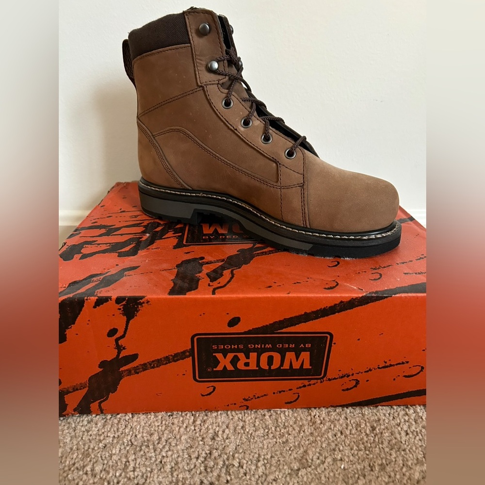 Red Wing - Worx - Waterproof CSA Safety Toe Boot- Brand New